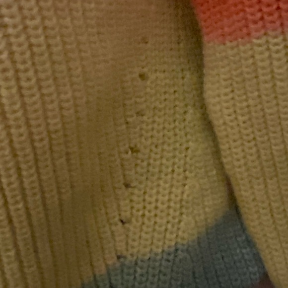 NWT Seven 7 Premium Quality Brand 100% Cotton Sweater Multicolour Size M - Picture 6 of 12